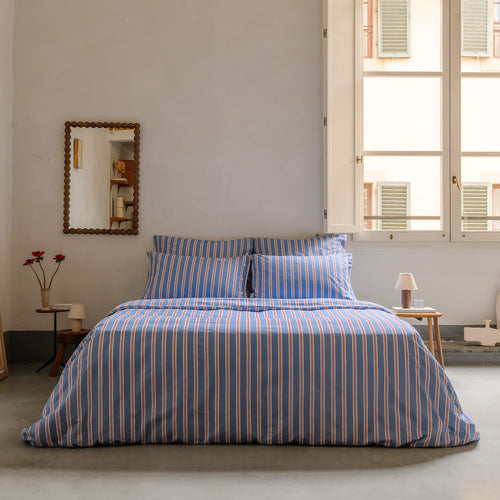 Completo copripiumino in percalle