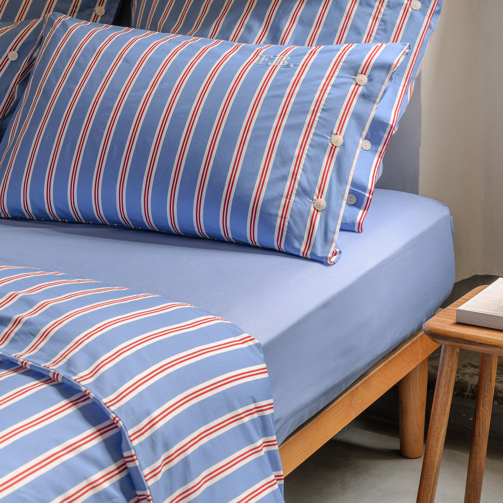 Completo copripiumino in percalle