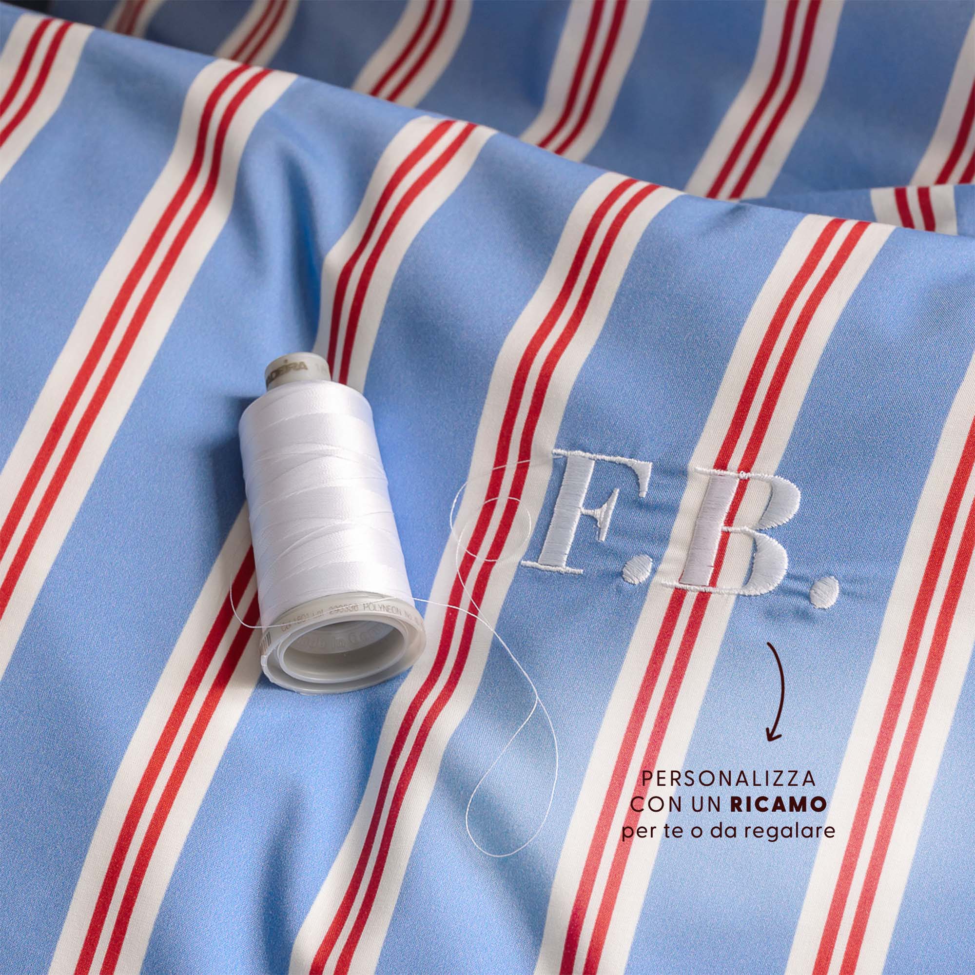 Completo copripiumino in percalle