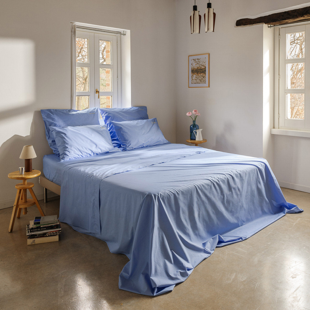 Completo lenzuola in percalle