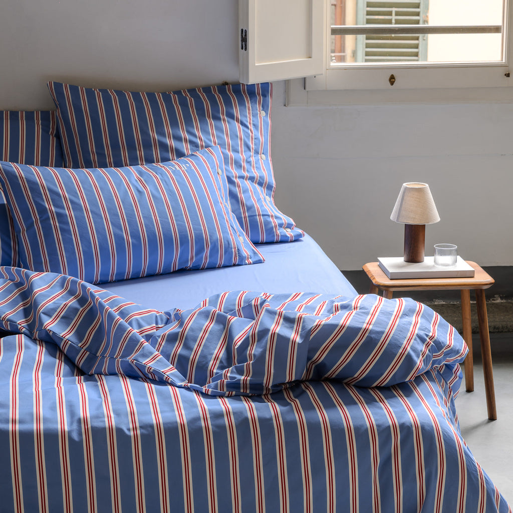 Completo copripiumino in percalle