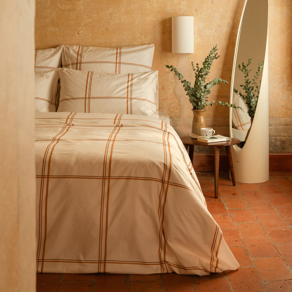 Completo copripiumino in percalle