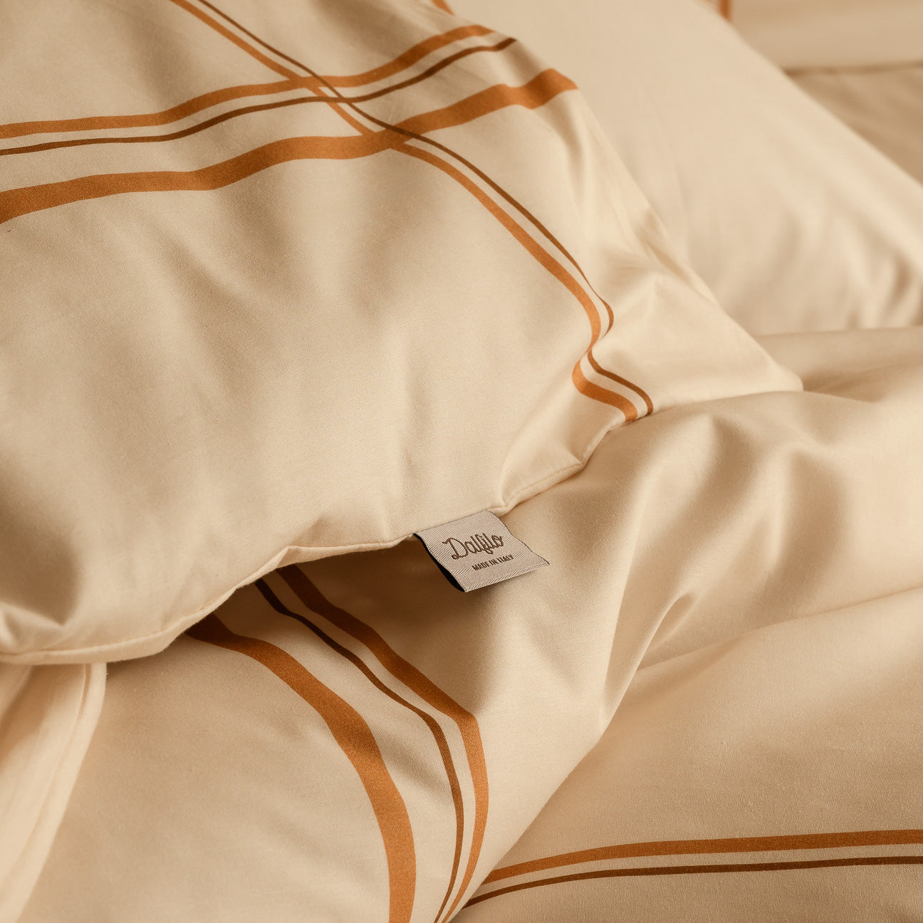 Completo copripiumino in percalle