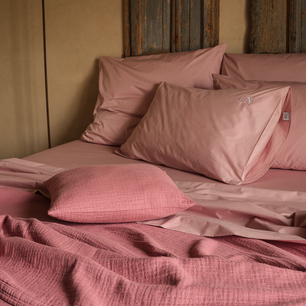 Fodera cuscino arredo in mussola di cotone