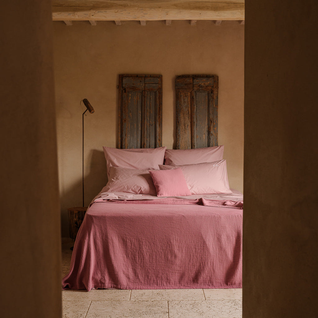 Fodera cuscino arredo in mussola di cotone