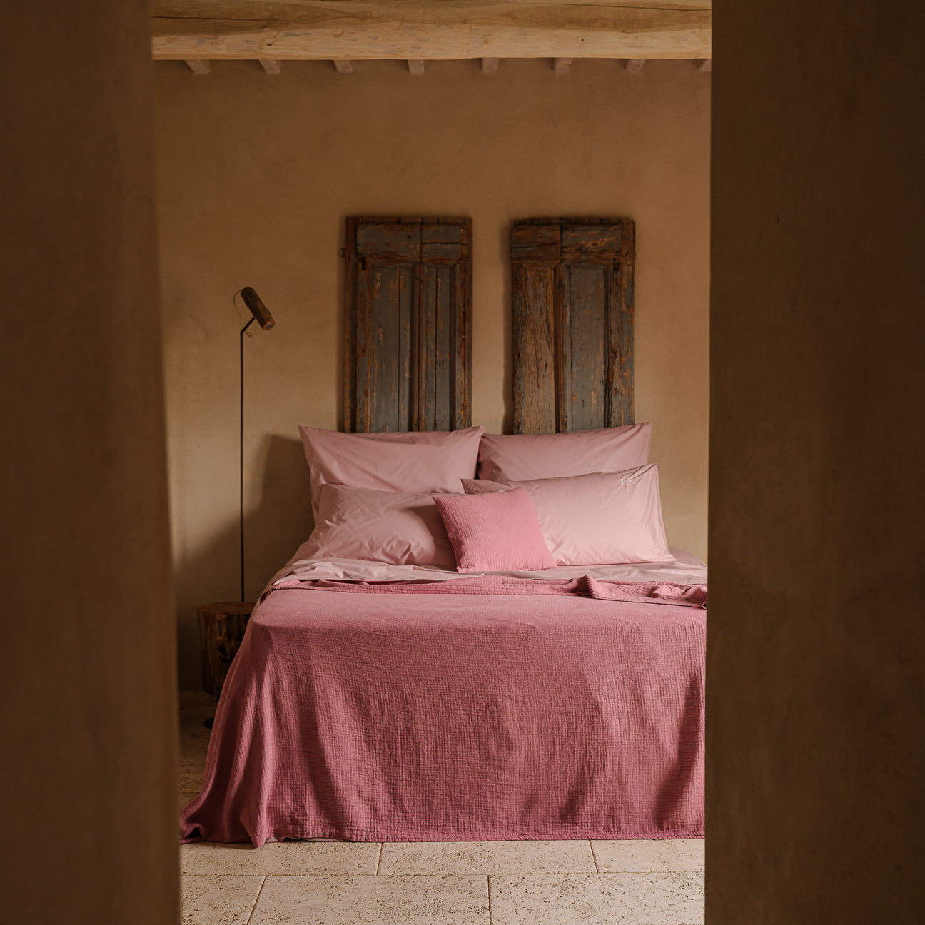 Fodera cuscino arredo in mussola di cotone