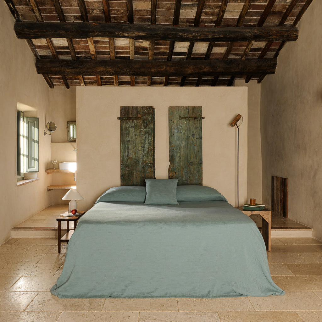 Fodera cuscino arredo in mussola di cotone