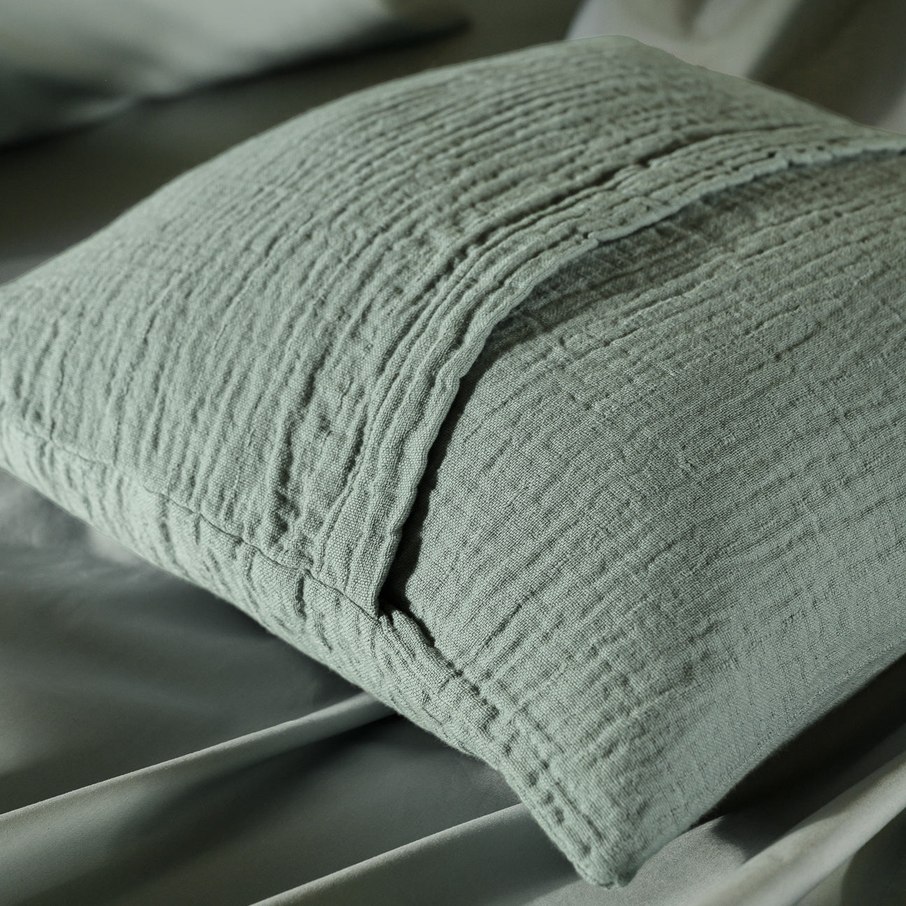 Fodera cuscino arredo in mussola di cotone