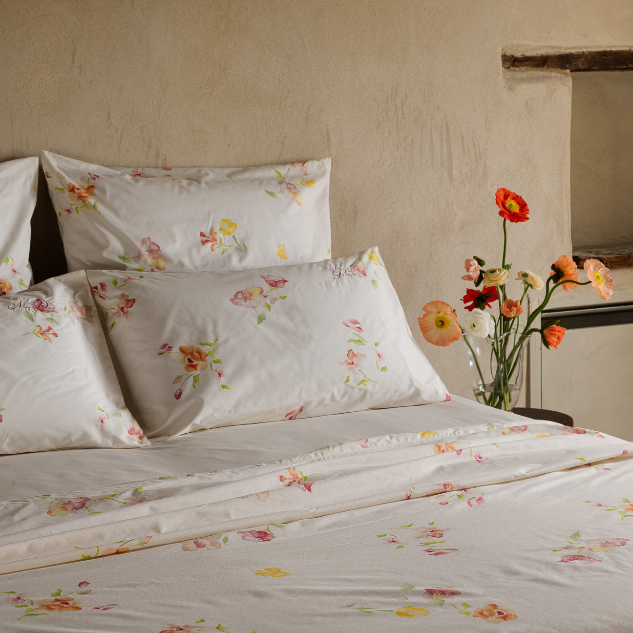 Completo lenzuola in percalle