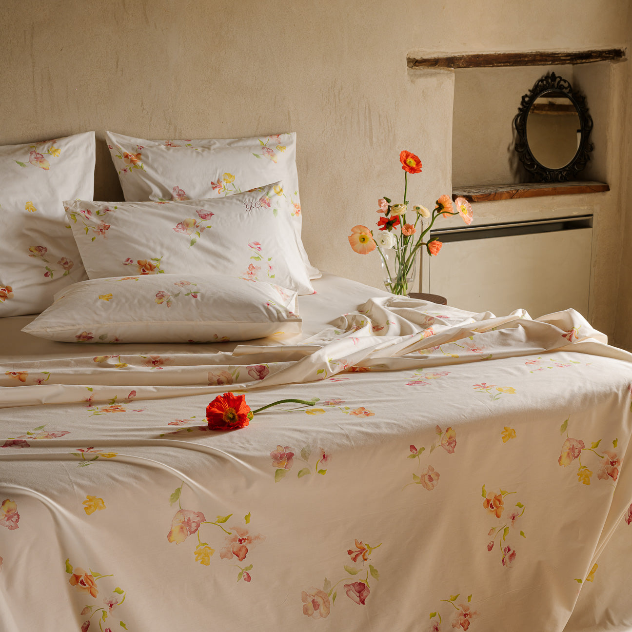 Completo lenzuola in percalle