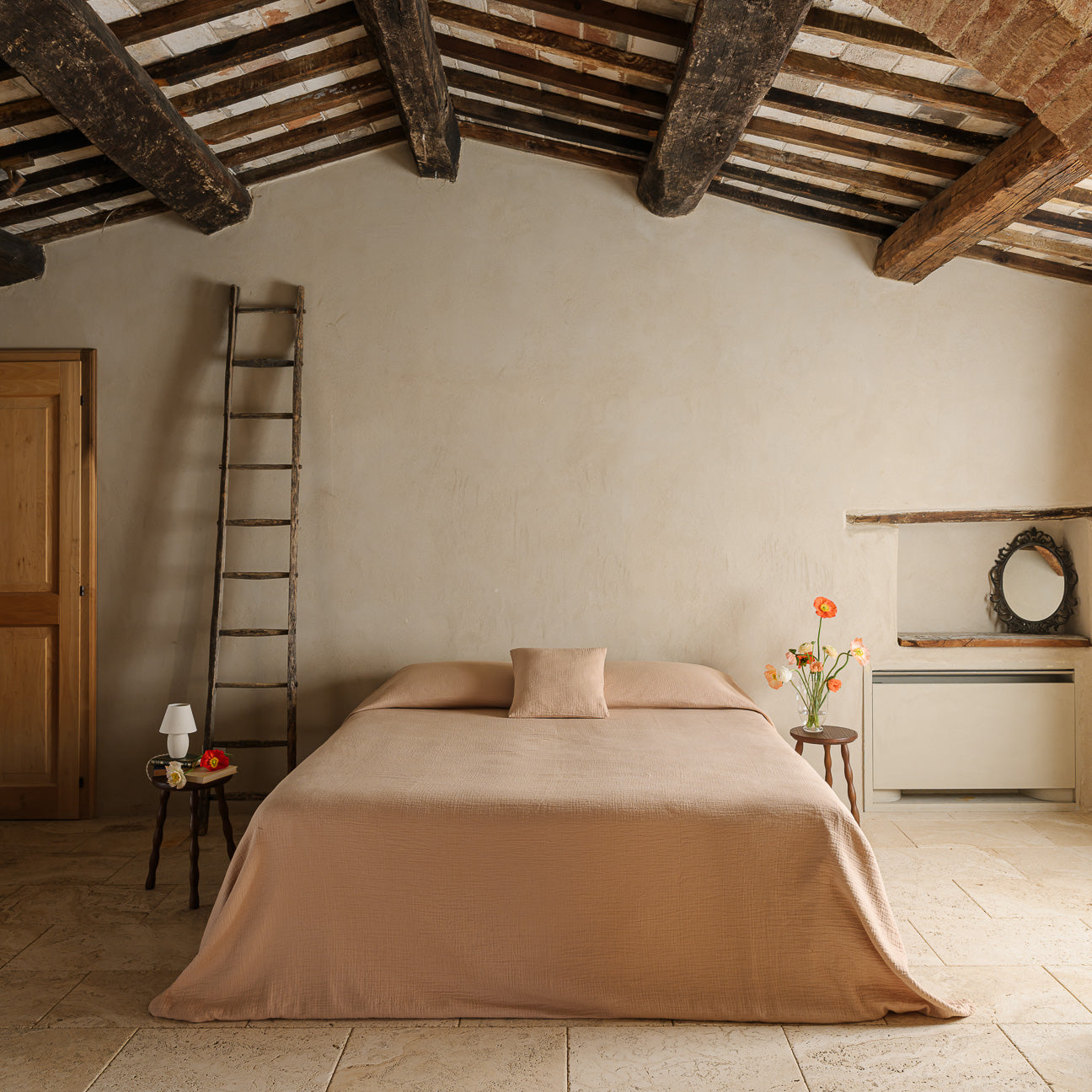 Fodera cuscino arredo in mussola di cotone