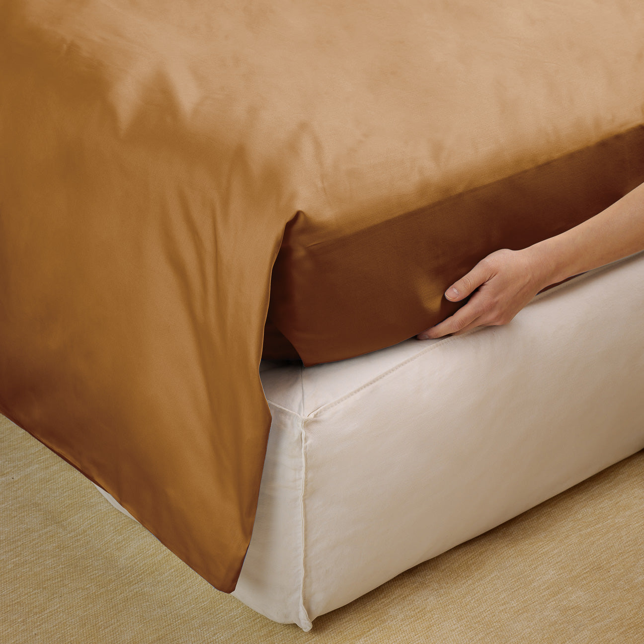 Completo copripiumino in percalle