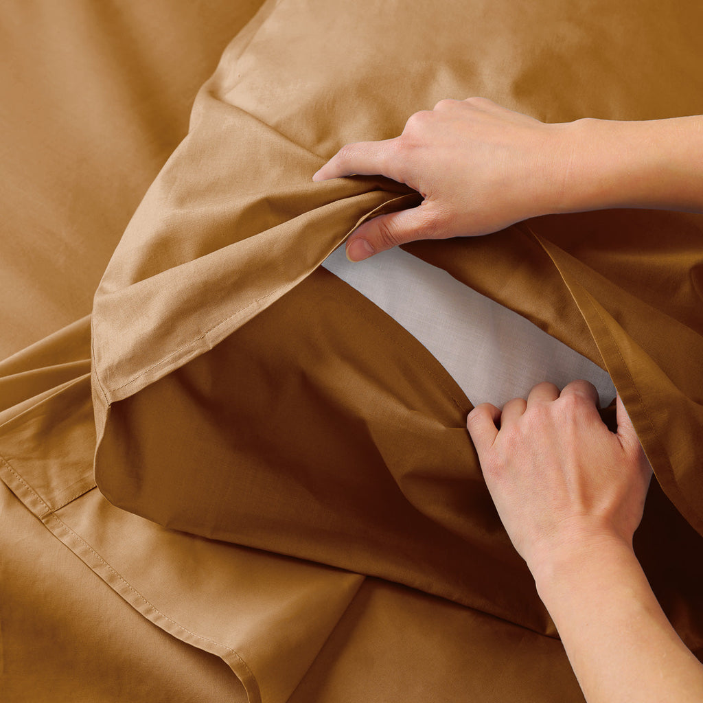 Completo copripiumino in percalle