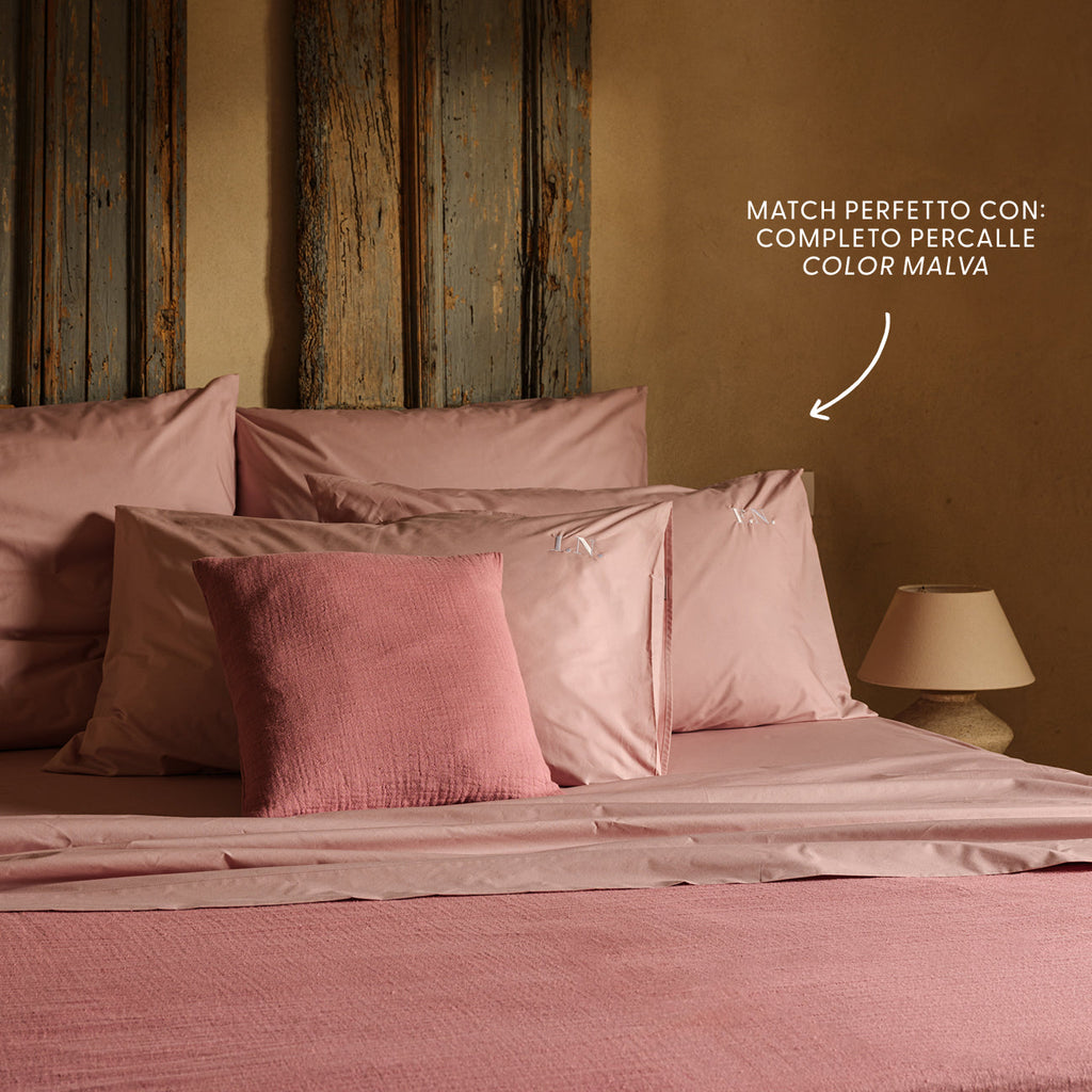 Fodera cuscino arredo in mussola di cotone