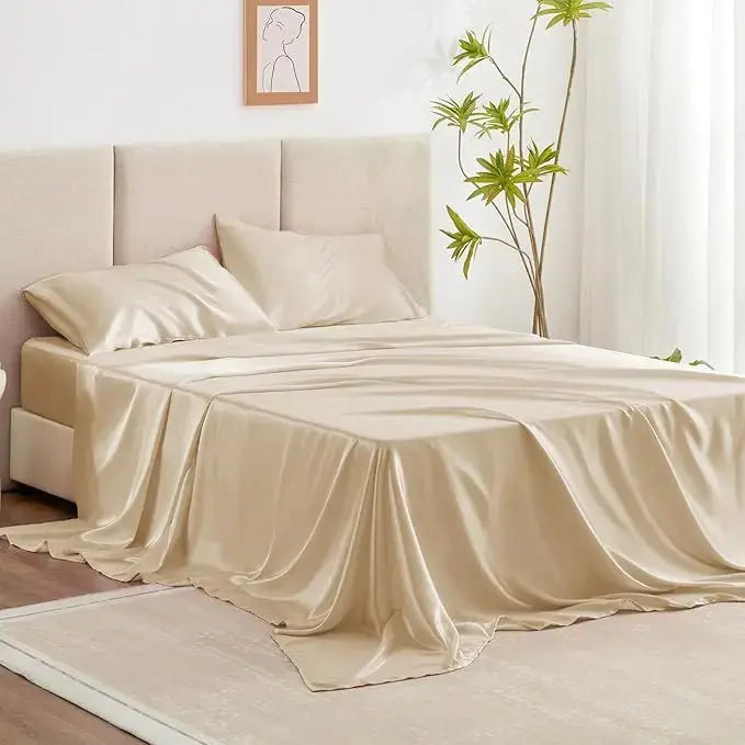 Set completo da letto in seta Mulberry
