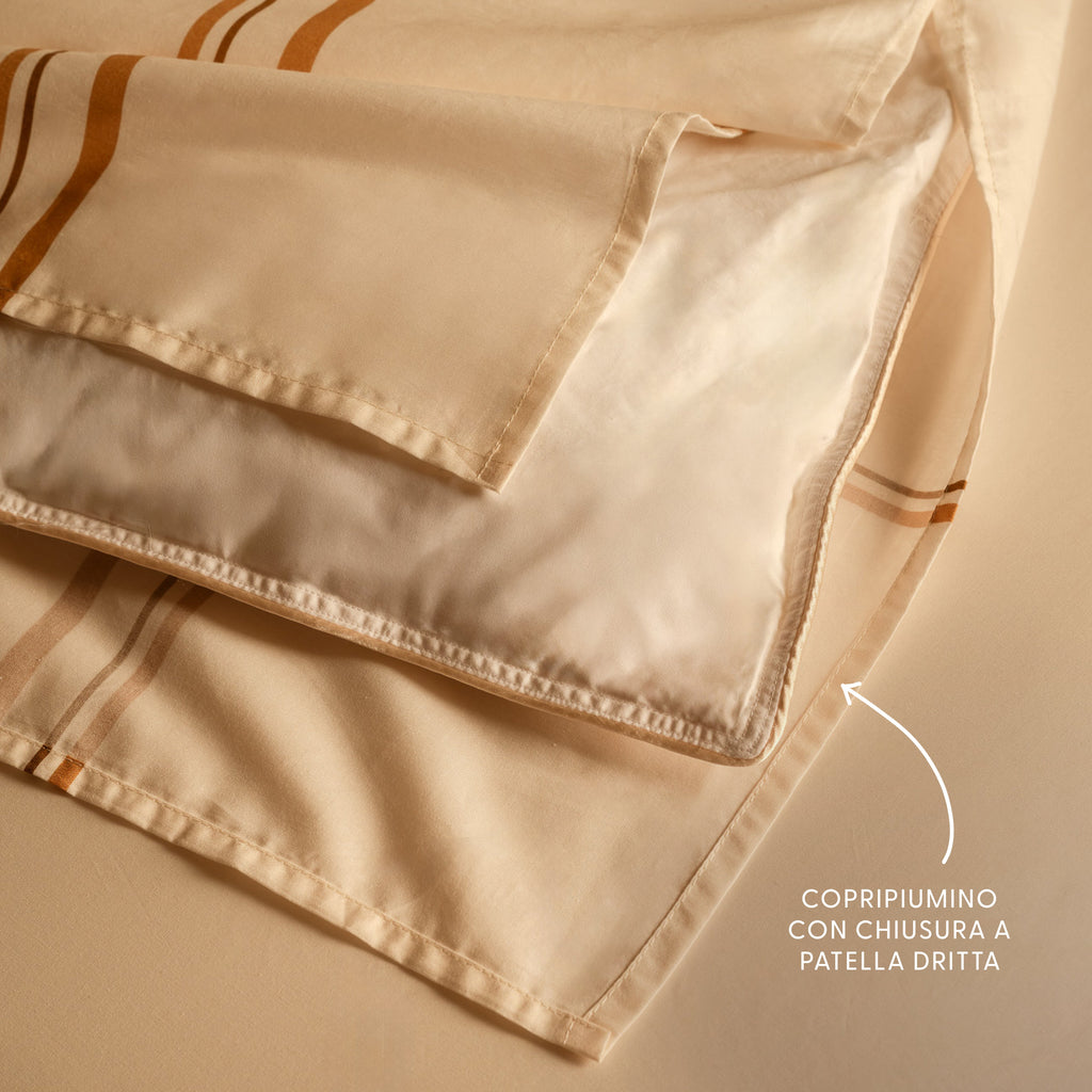 Completo copripiumino in percalle