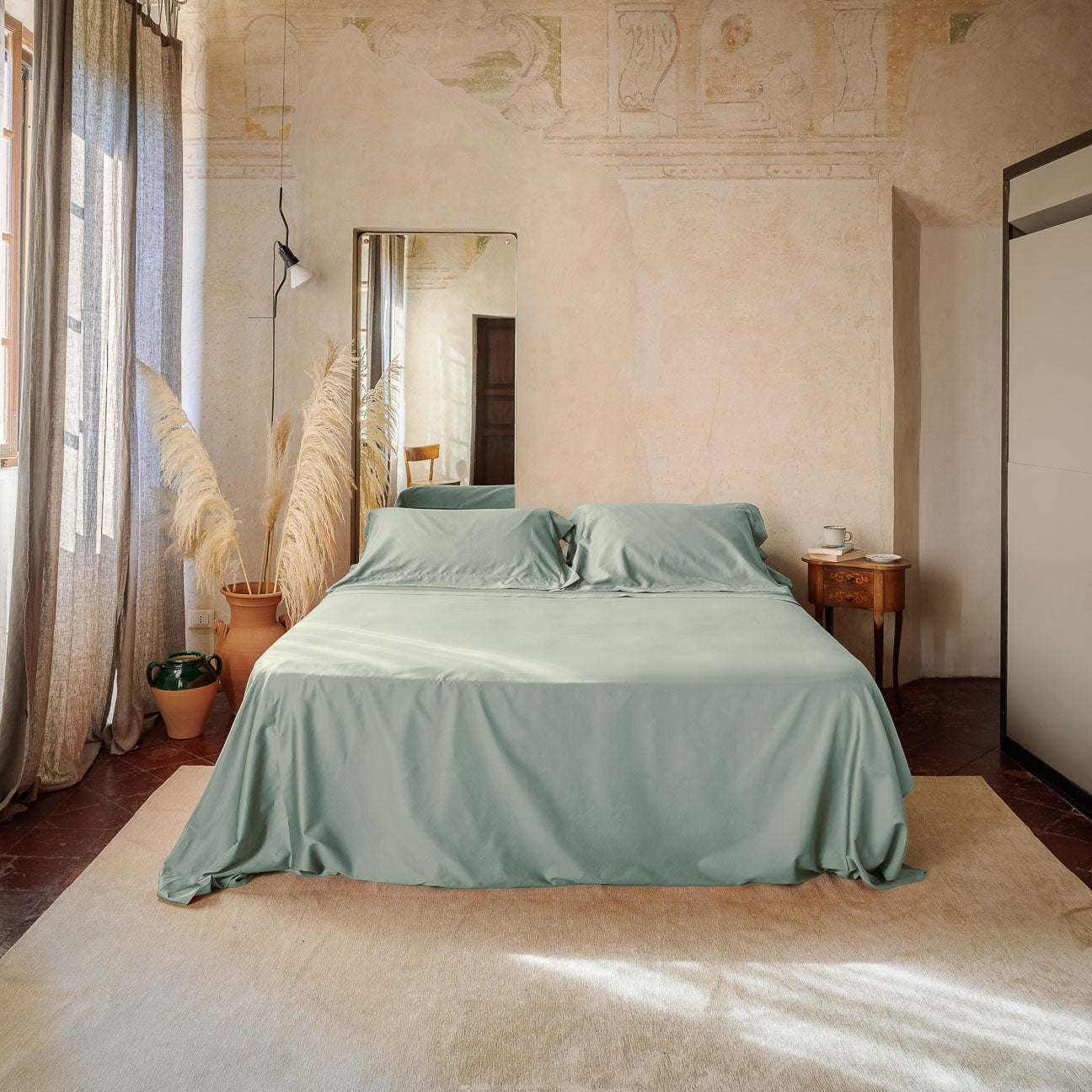 Completo lenzuola in raso