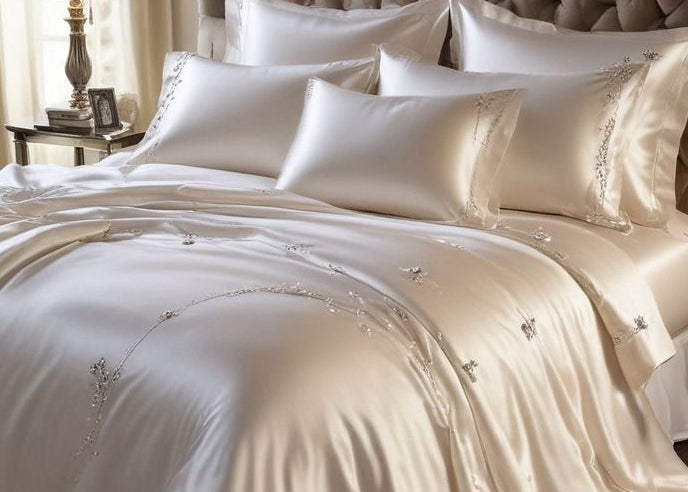 Set Lenzuola + 2 Federe | Raso 400 Fili | Notturno Milano