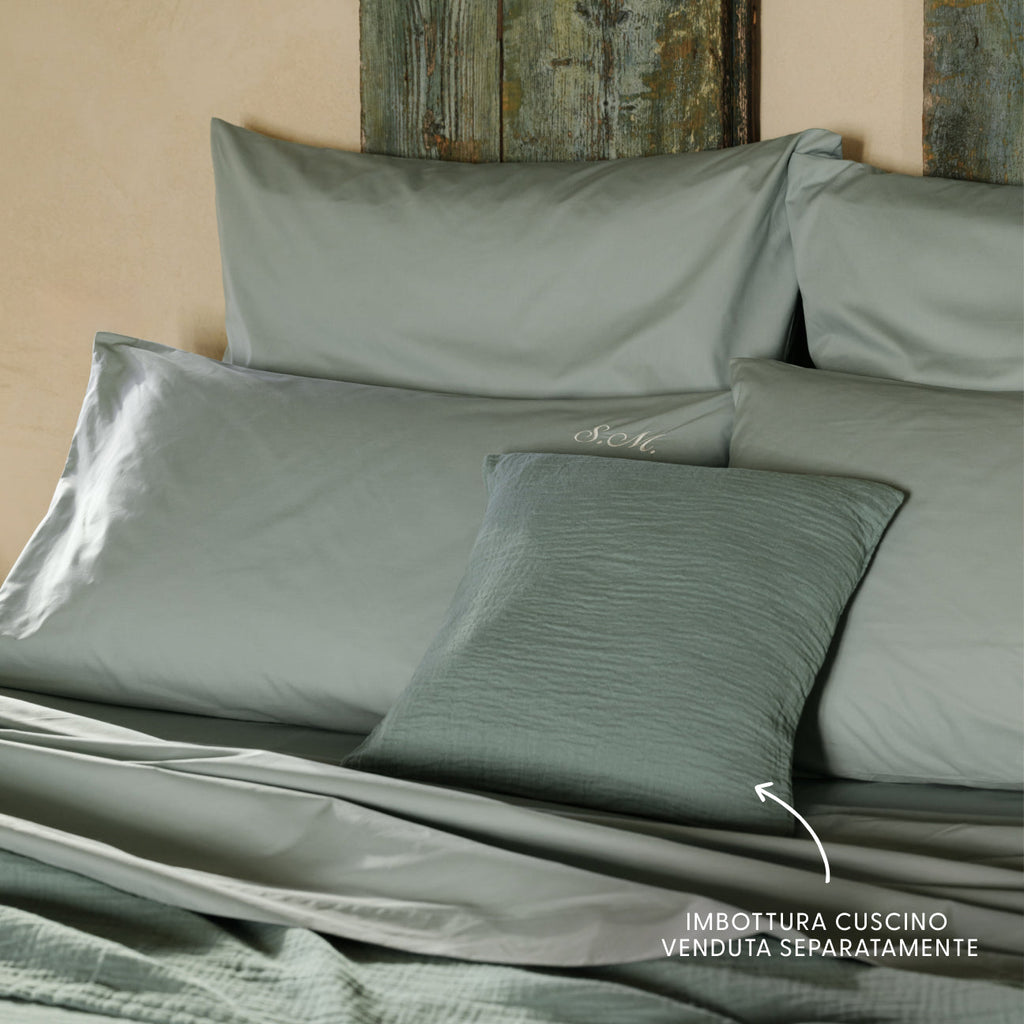 Fodera cuscino arredo in mussola di cotone