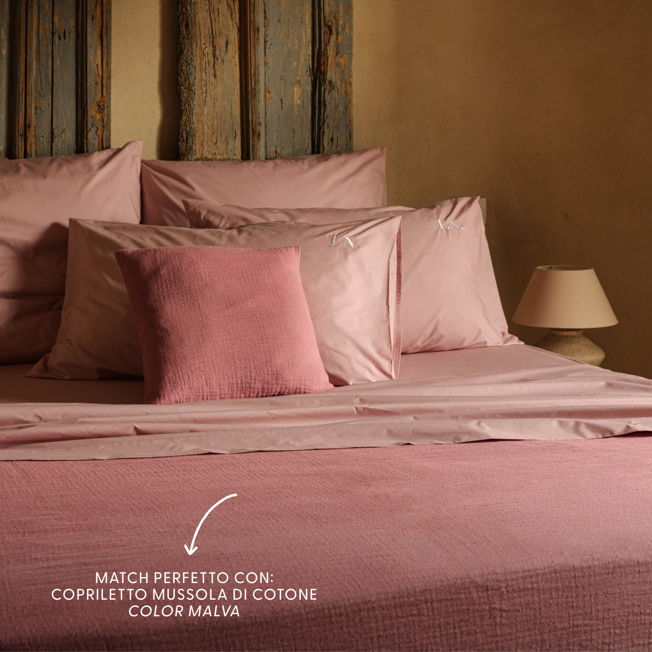 Completo lenzuola in percalle