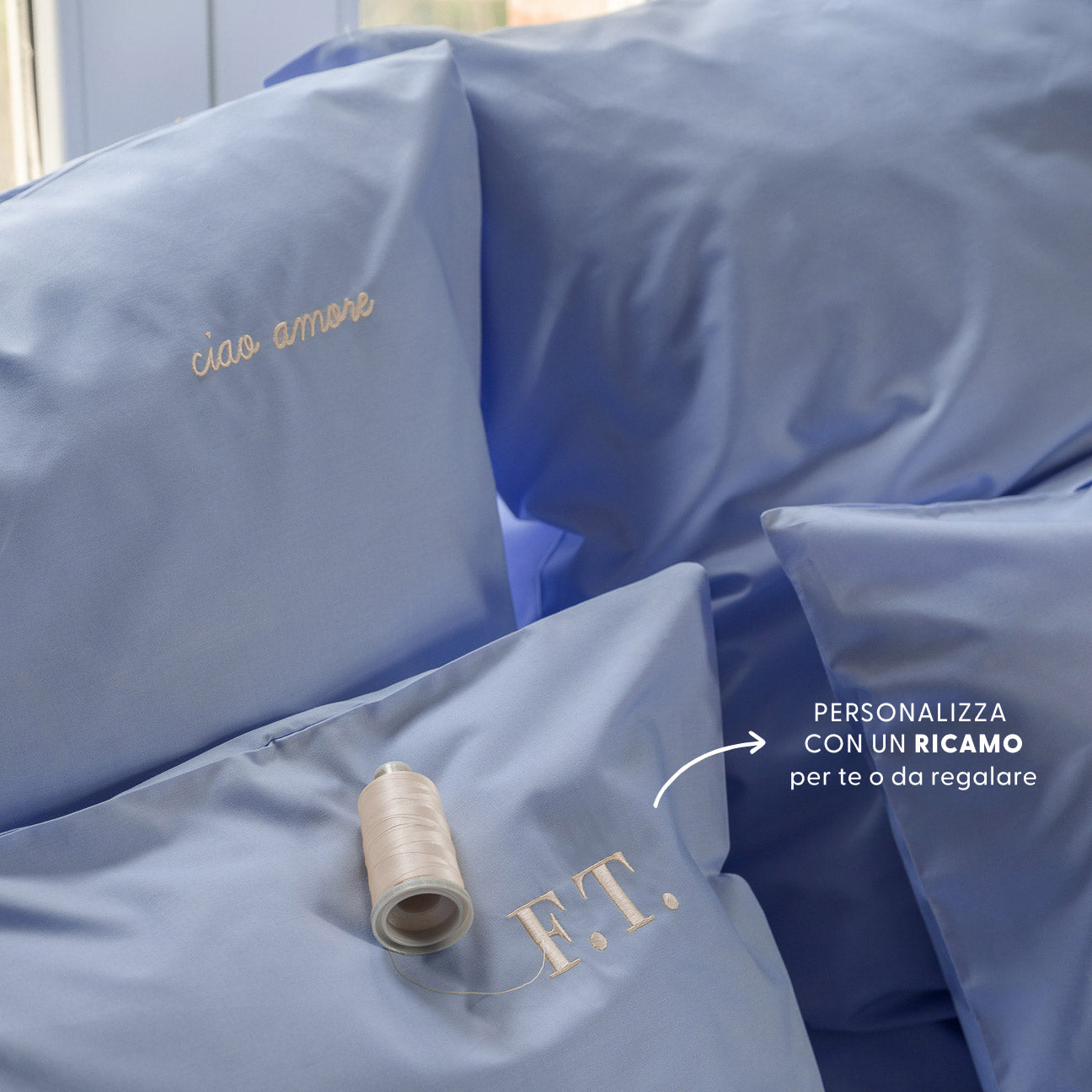 Completo lenzuola in percalle