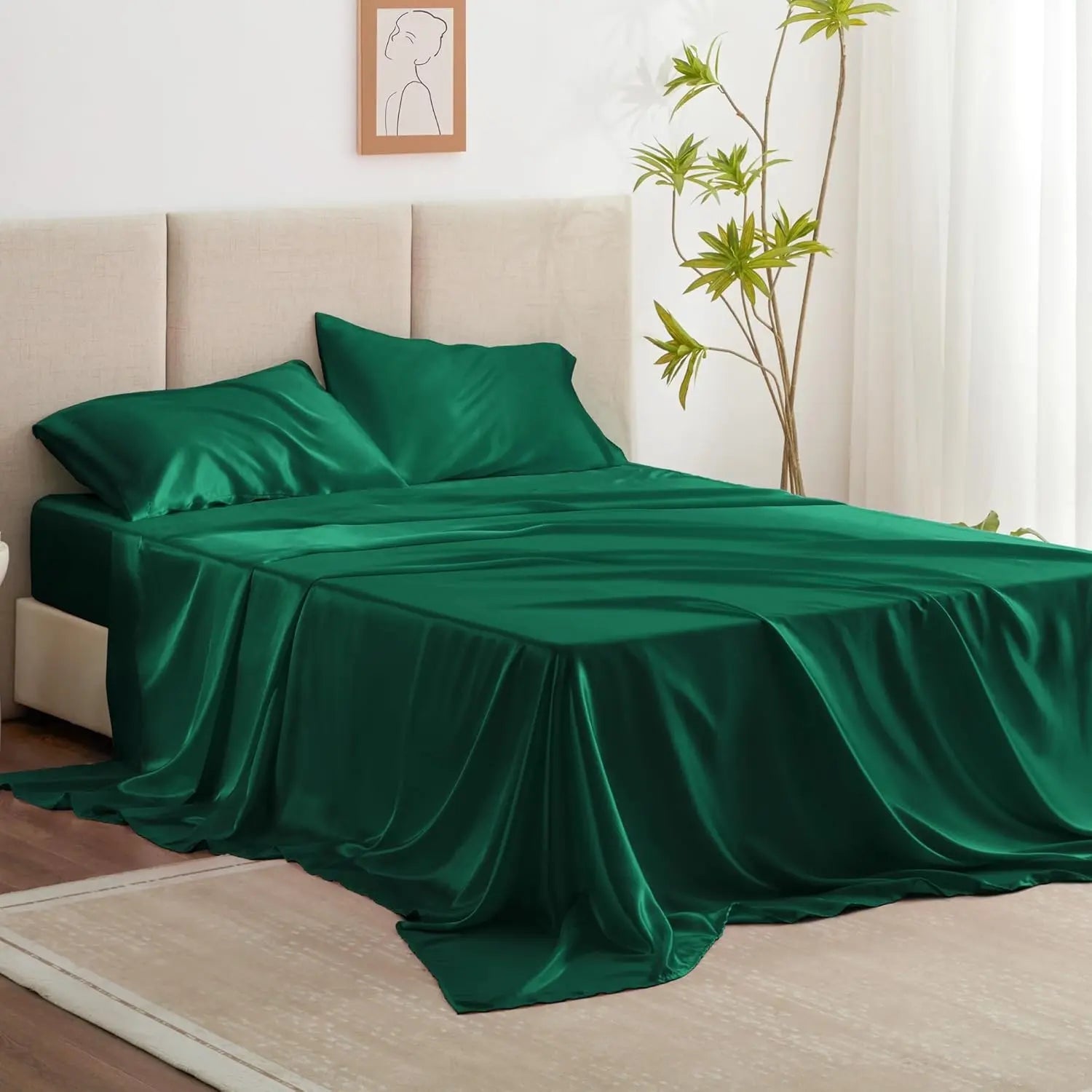 Set completo da letto in seta Mulberry